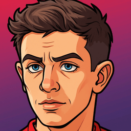 Pixel art portrait of Josh Harrop