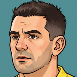 Pixel art portrait of Tom Heaton