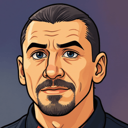 Pixel art portrait of Zlatan Ibrahimovic