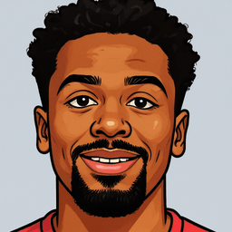 Pixel art portrait of Angel Gomes