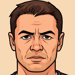 Pixel art portrait of Jonny Evans